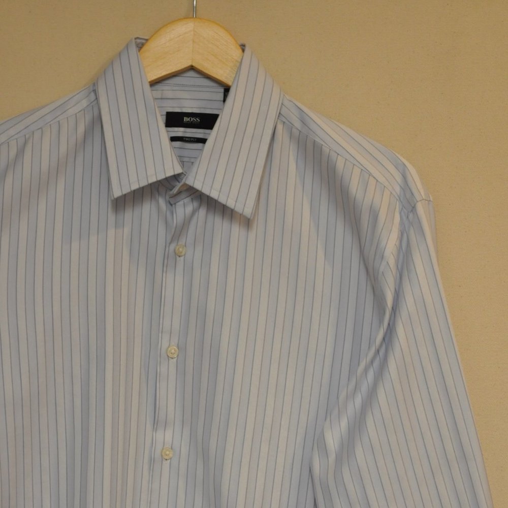 Hugo Boss Two Ply Button Down 16.5